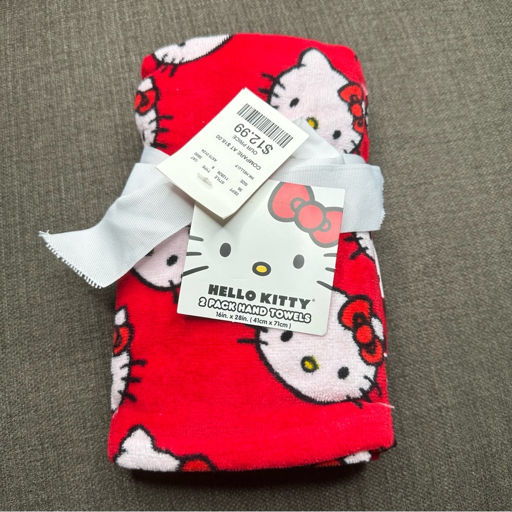 COPY - Hello Kitty 2 Pack Hand Towels